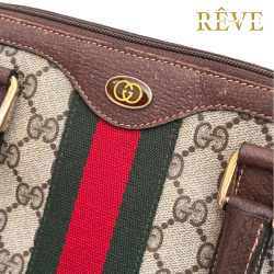 Gucci GG Canvas Web Boston Bag ART. 311219A