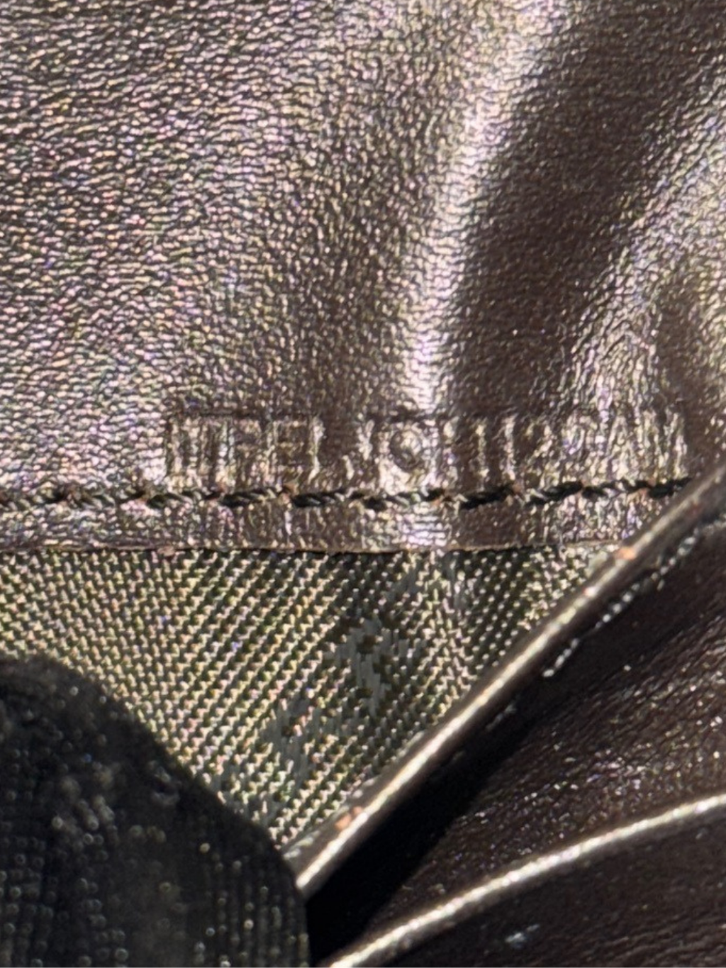 Portafoglio Burberry Check in Canvas e Pelle