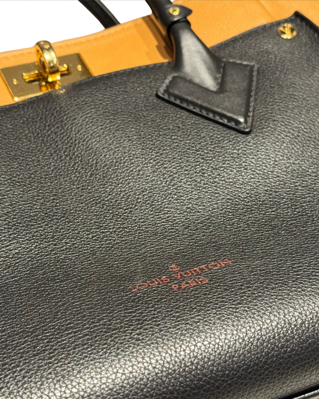 Louis Vuitton Tote on my side