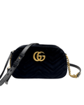 Gucci Marmont Camera Bag (Velvet Black)