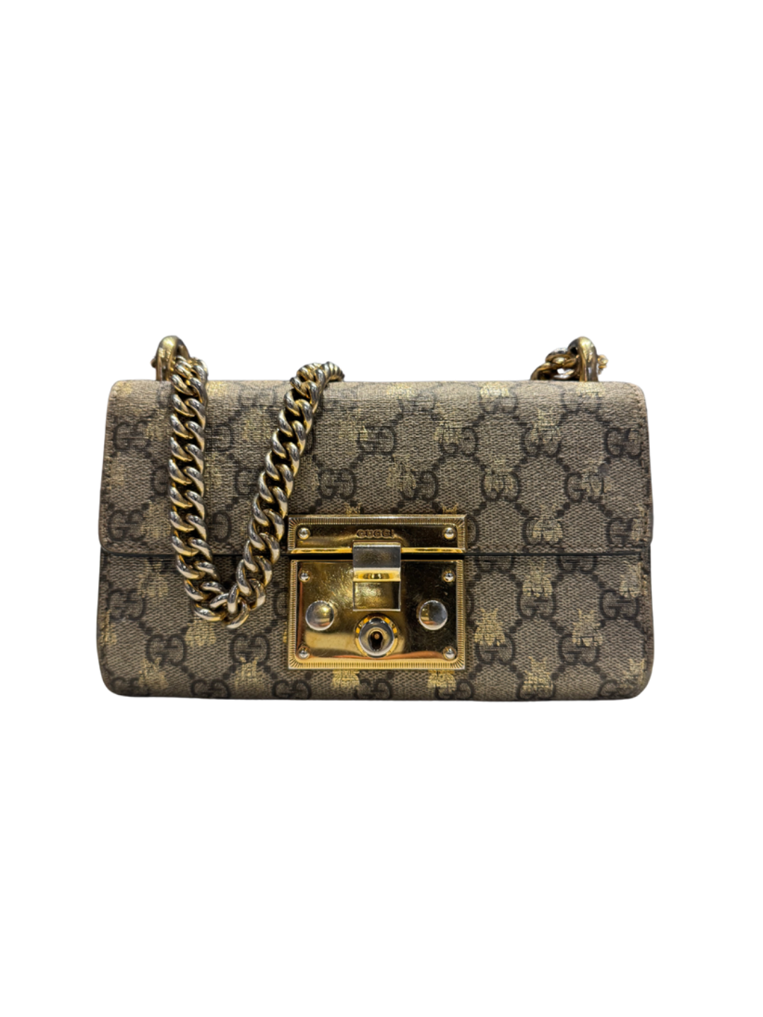 Gucci Padlock – Borsa a Tracolla in GG Supreme