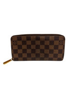 Portafoglio Louis Vuitton Zippy in Tela Damier Ebene