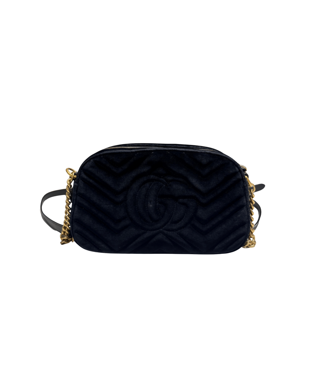 Gucci Marmont Camera Bag (Velvet Black)