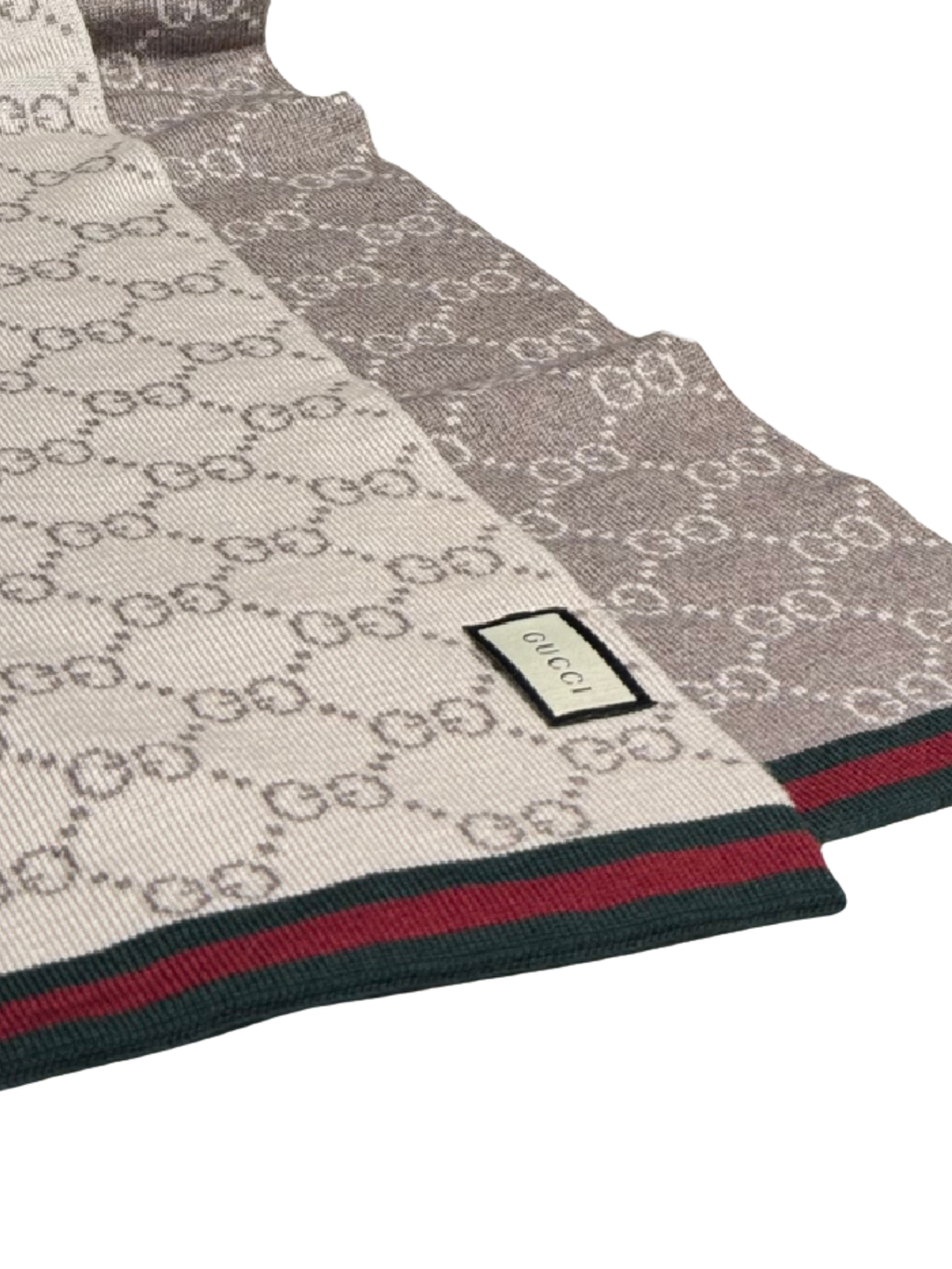 Gucci Sciarpa GG Jacquard con Web Stripe