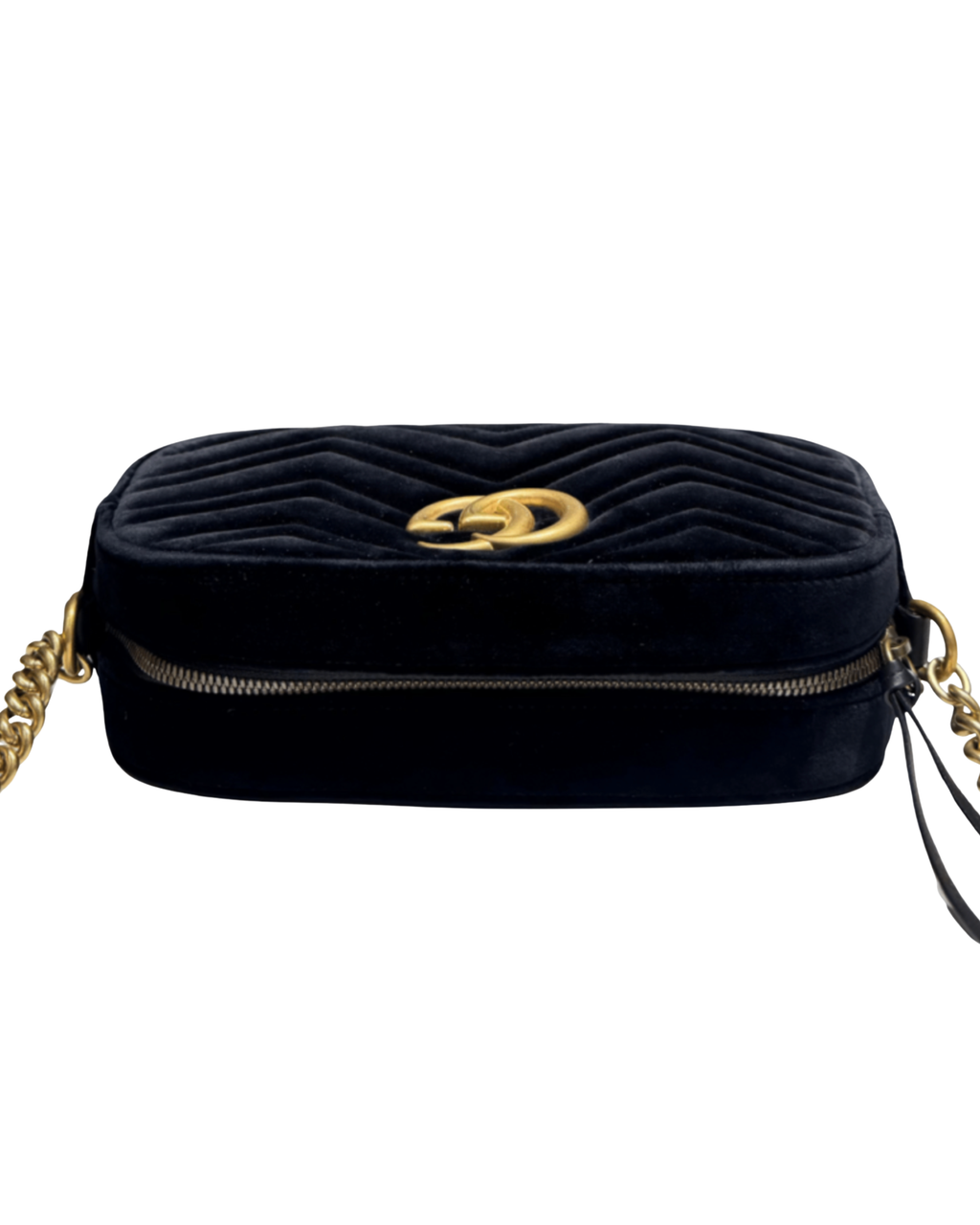 Gucci Marmont Camera Bag (Velvet Black)