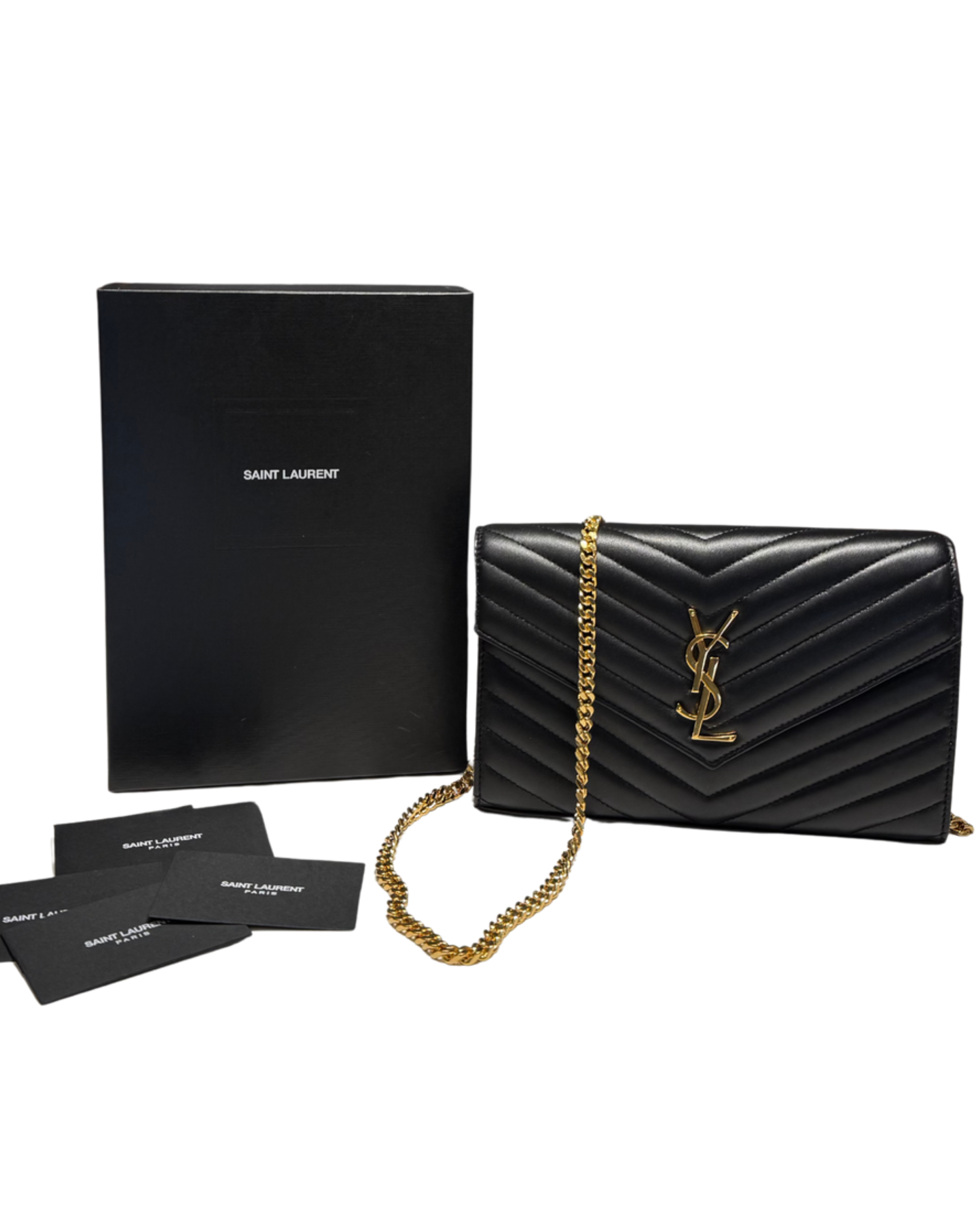 Saint Laurent Envelope Chain Wallet