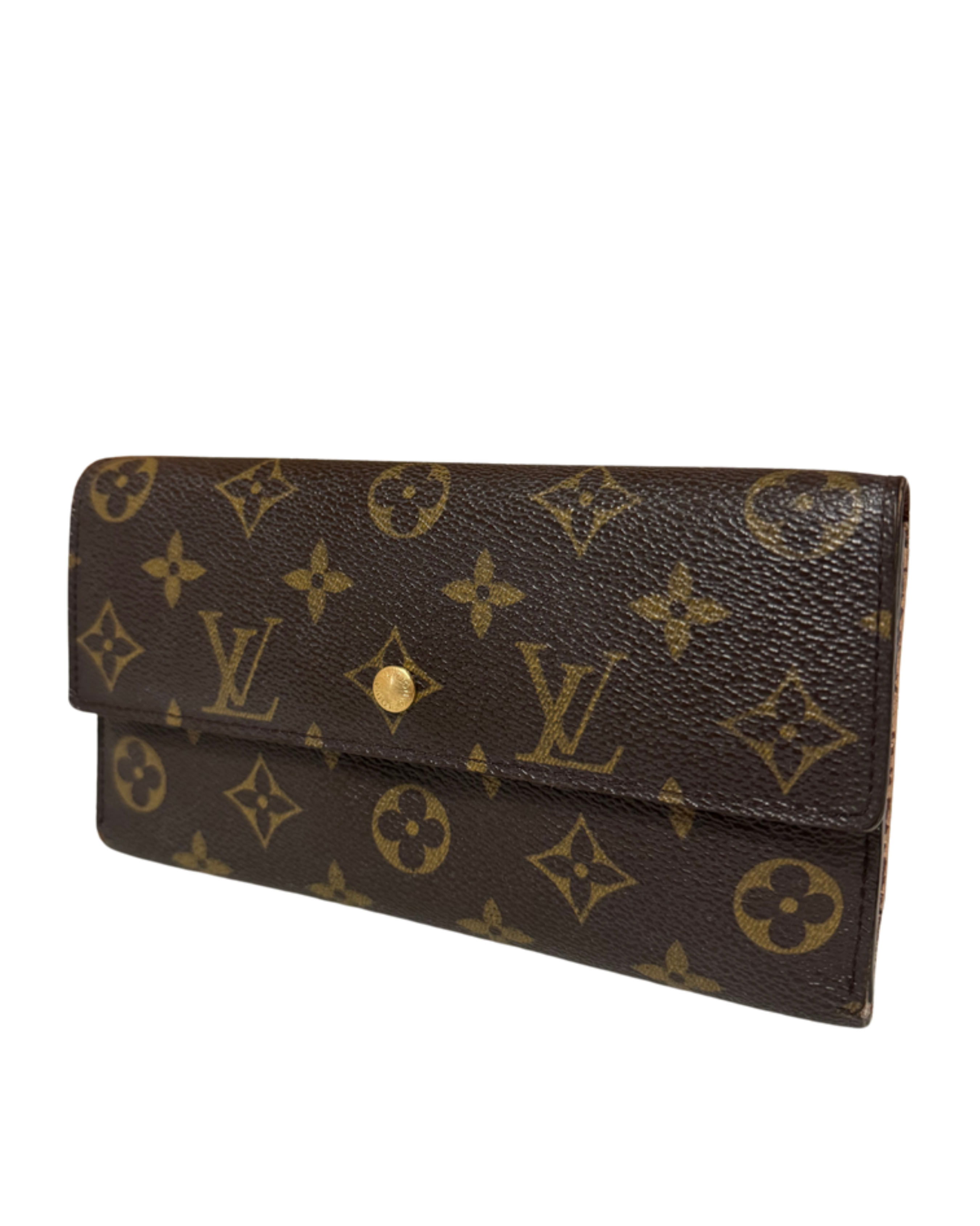 Portafoglio Louis Vuitton in Tela Monogram