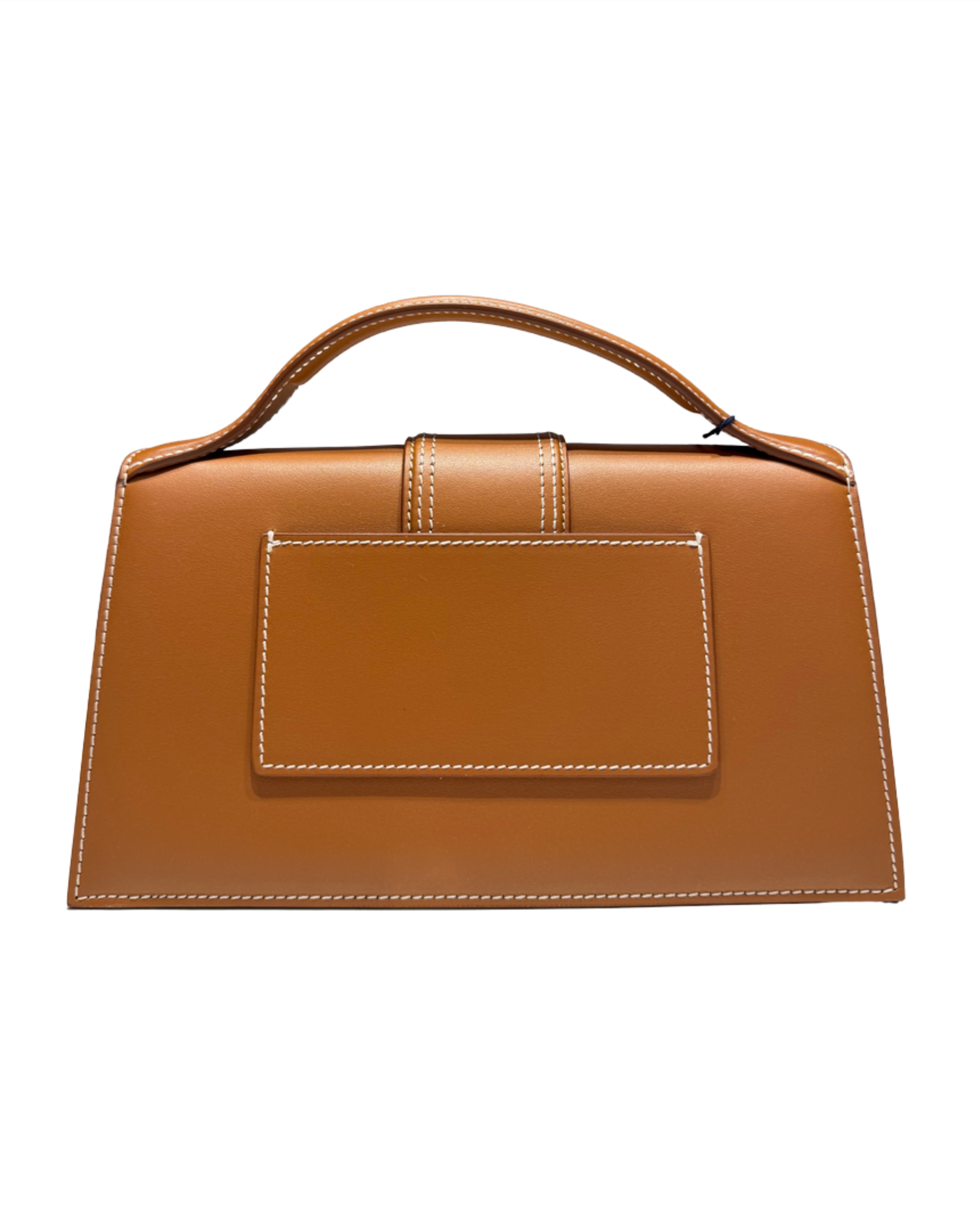 Borsa Jacquemus a mano con tracolla e logo dorat