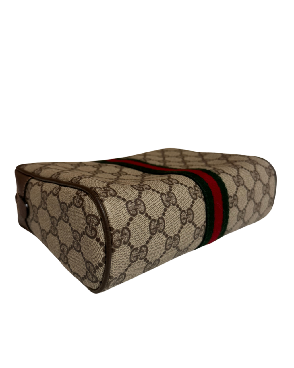 Pochette Gucci in Tessuto GG Supreme con Banda Web