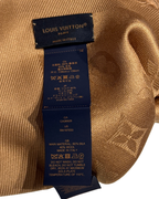 Louis Vuitton Monogram – Stola in seta e lana color camel
