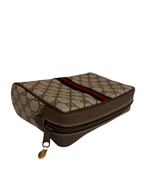 Pochette Gucci in Tessuto GG Supreme con Banda Web