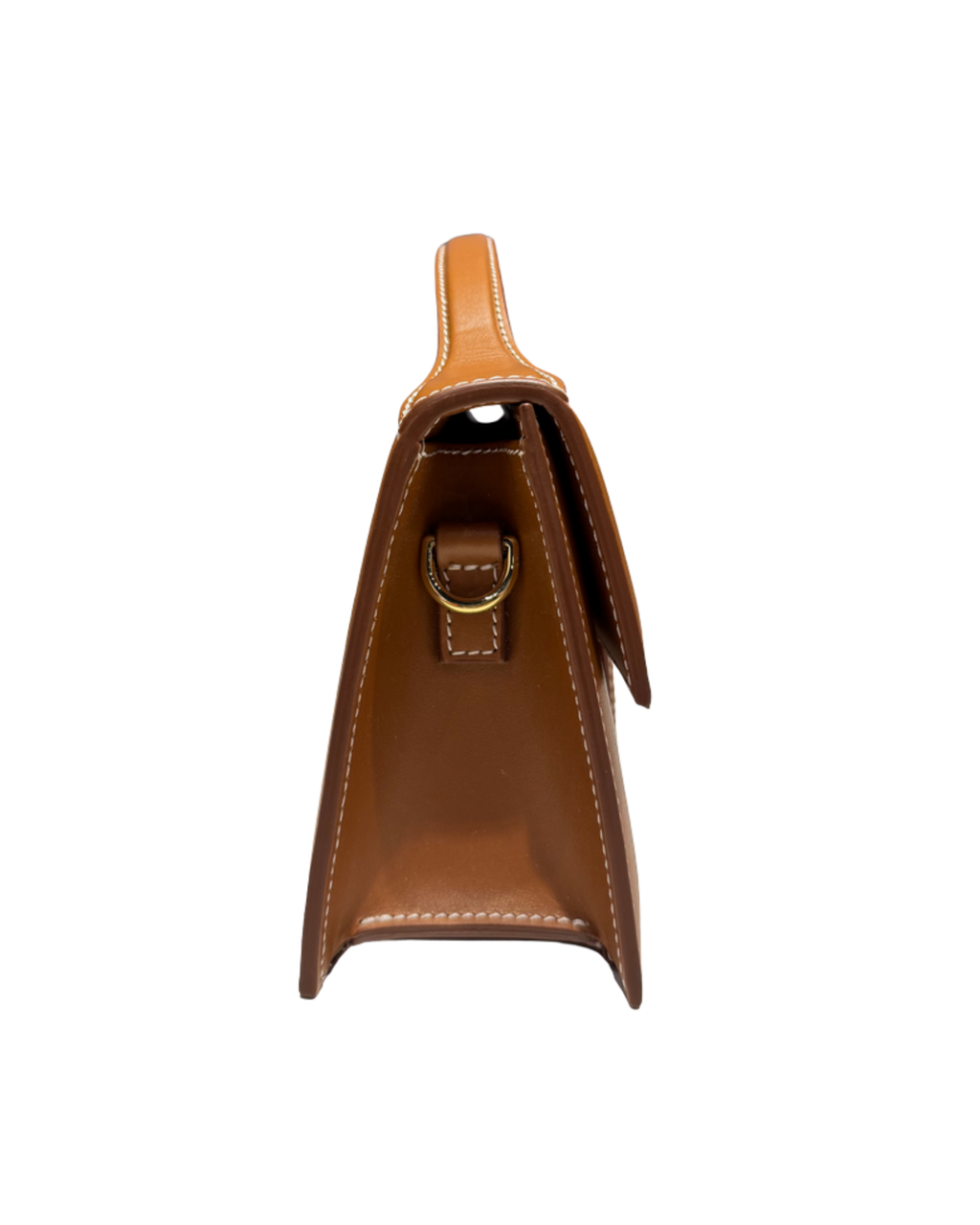 Borsa Jacquemus a mano con tracolla e logo dorat
