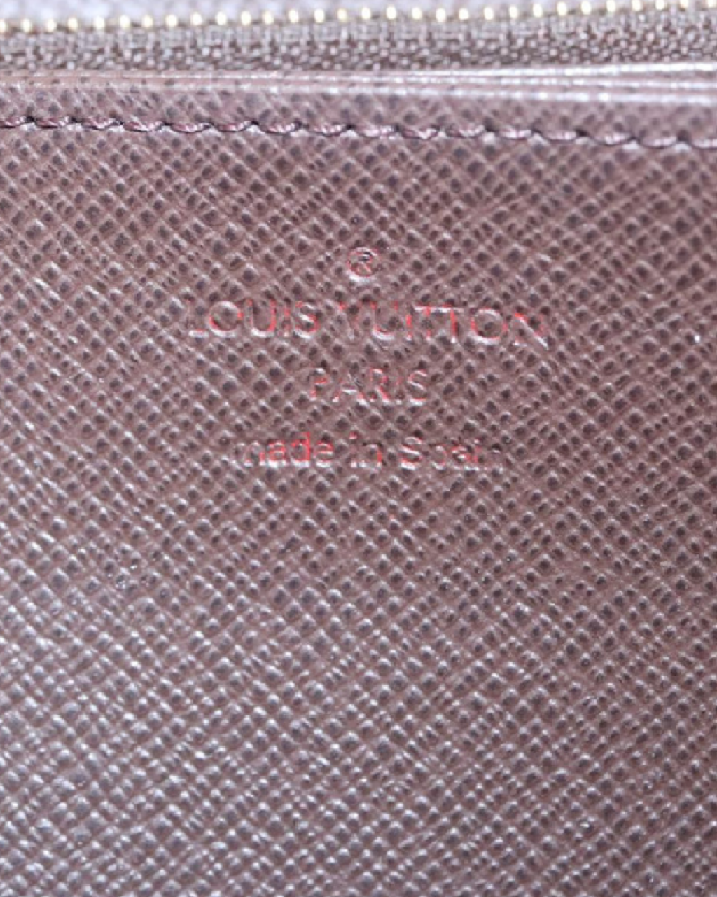 Portafoglio Louis Vuitton Zippy in Tela Damier Ebene