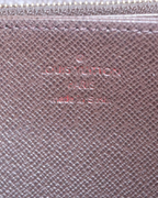 Portafoglio Louis Vuitton Zippy in Tela Damier Ebene