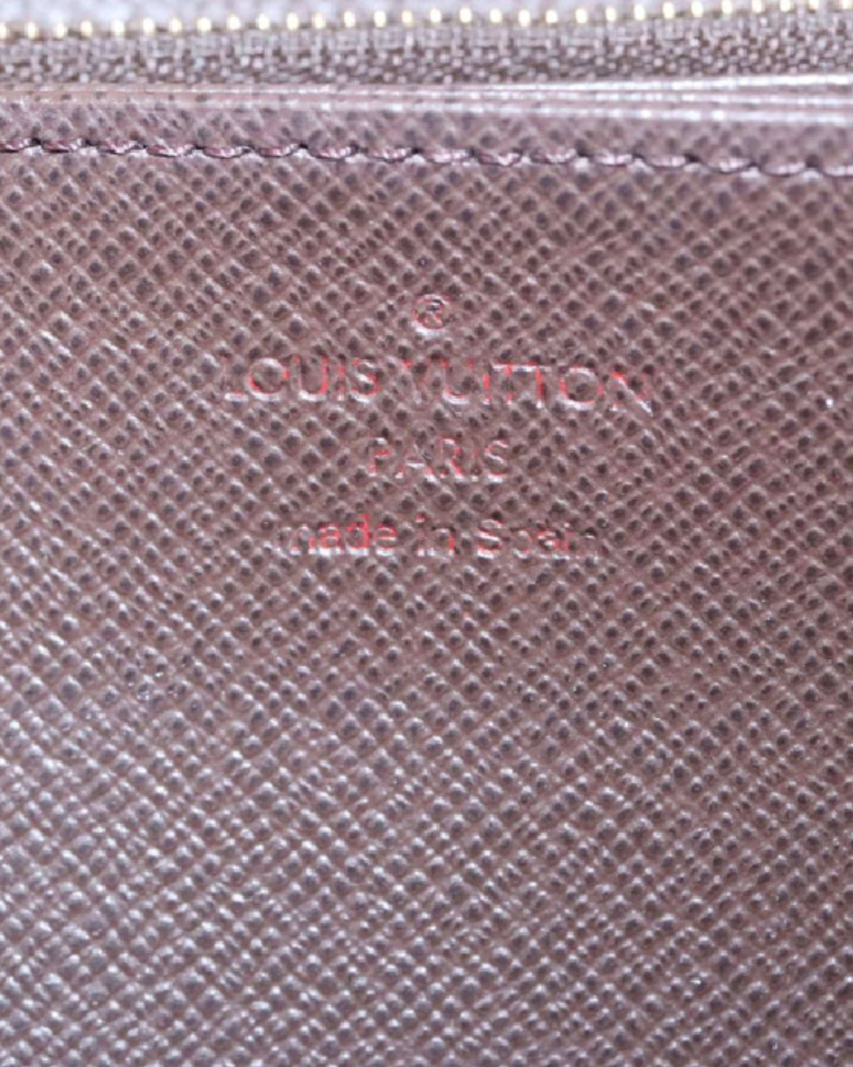 Portafoglio Louis Vuitton Zippy in Tela Damier Ebene