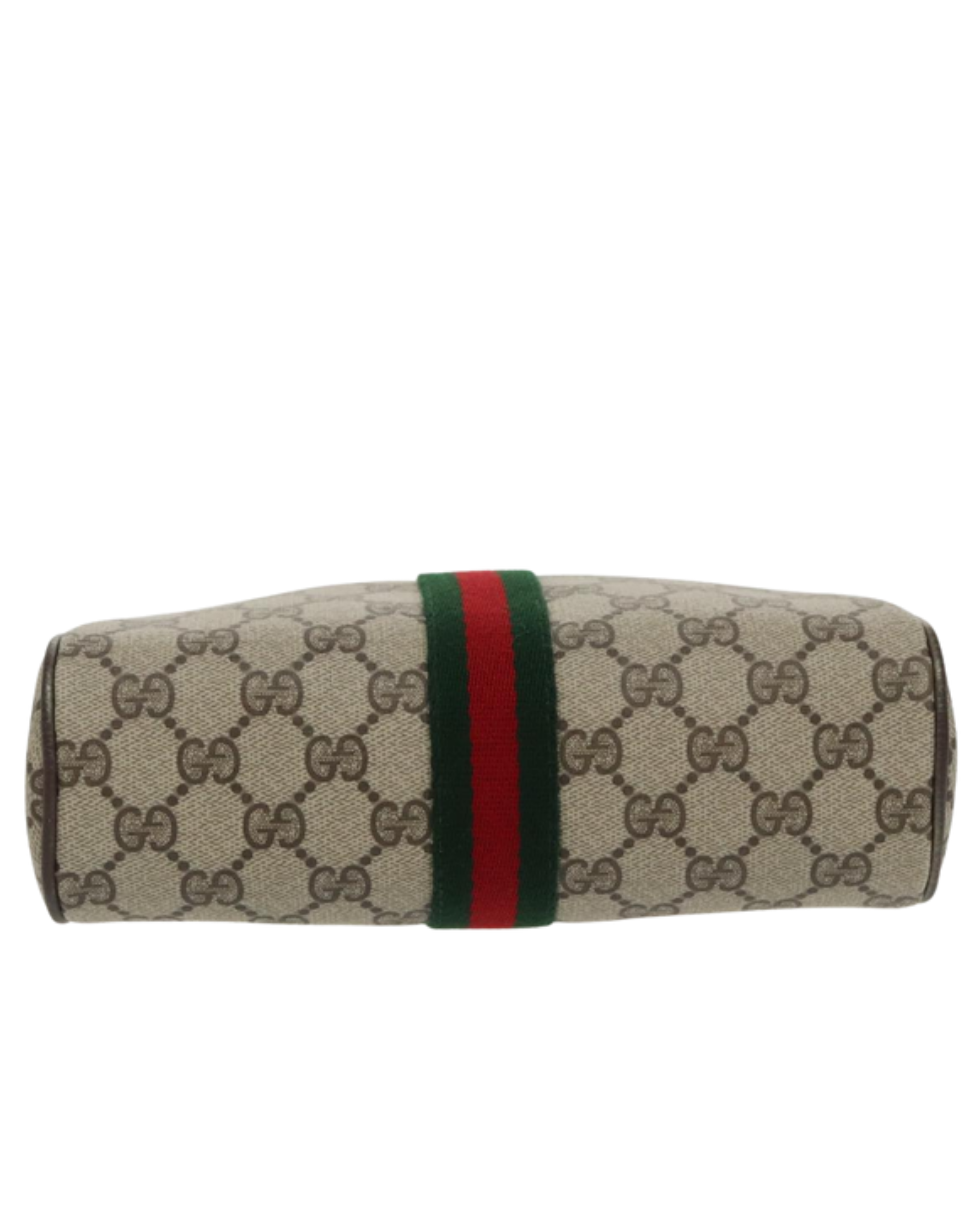 Pochette Gucci in Tessuto GG Supreme con Banda Web