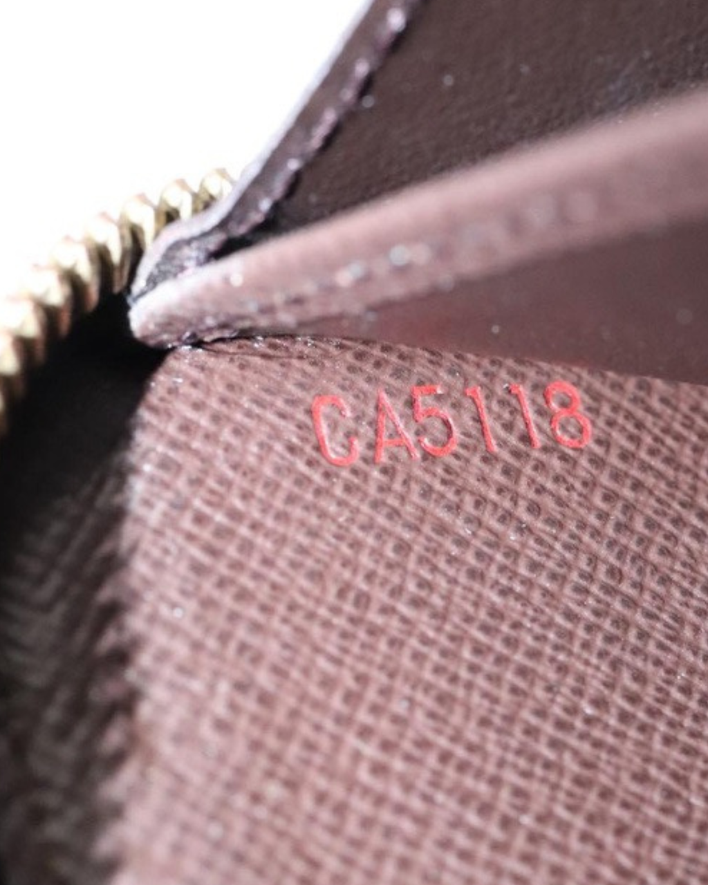 Portafoglio Louis Vuitton Zippy in Tela Damier Ebene