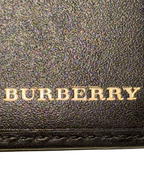 Portafoglio Burberry Check in Canvas e Pelle
