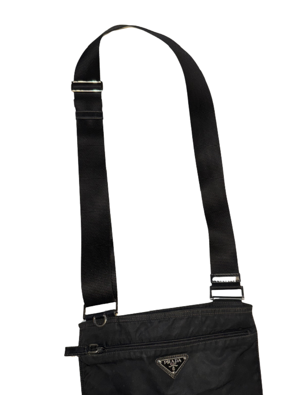Borsello Prada a Tracolla in Nylon Nero