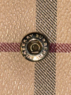 Portafoglio Burberry Check in Canvas e Pelle